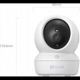EZVIZ H6c Pro 3K Gömbölyű IP biztonsági kamera Beltéri 2880 x 1620 pixelek Asztali (CS-H6c (5MP,W2))