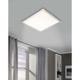 Eglo 95679 Competa 1 mennyezeti lámpa, ezüst, 2600 lm, 3000K melegfehér, beépített LED, 24W, IP20