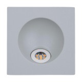 Eglo 96902 Zarate beépíthető lámpa, süllyesztett, fix, 8 cm x 8 cm, ezüst, 200 lm, 3000K melegfehér, beépített LED, 2W, IP20