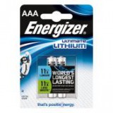 Elem, AAA mikro, 2 db, Lítium, ENERGIZER "Ultimate Lithium" [2 db]