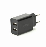 ENERGENIE EG-U2C2A-03-BK 2-Port Universal USB Charger 2.1A fekete