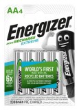 ENERGIZER "Extreme" AA ceruza 4x2300 mAh előtöltött tölthető elem