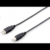 Equip 128863 USB 2.0 A-B nyomtató kábel apa - apa duplán árnyékolt 1m (128863) - Nyomtató kábel