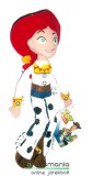 Eredeti, licencelt termék Toy Story - 25cm-es Jessie plüss figura
