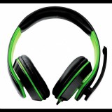 Esperanza CONDOR mikrofonos sztereó gamer fejhallgató fekete-zöld (EGH300G) (EGH300G) - Fejhallgató