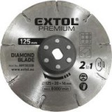 Extol Premium gyémántvágó korong, 125×20x16 mm (8893020B)