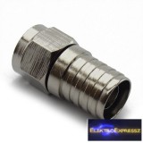 F krimpelhető dugó RG6-ra (vízmentes)