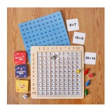 Fa 2 az 1-ben matematikai oktató és társasjáték