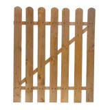 Fa díszkerítés ajtó, 100x85 cm