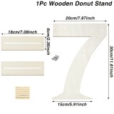 Fa édesség, fánk tartó állvány