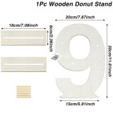 Fa édesség, fánk tartó állvány