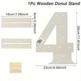 Fa édesség, fánk tartó állvány