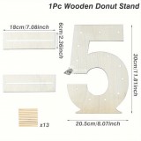 Fa édesség, fánk tartó állvány