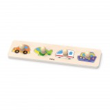 Fa fogantyús formaberakó puzzle Viga Szállítás