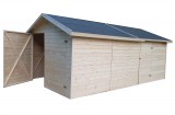 Fa garázs 3,3x4,8m (19 mm), fából készült garázs 3,3x4,8m (19 mm)