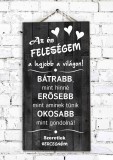 FA HATÁSÚ Ajándék tábla
