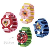 Fa játék karóra, virág