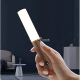 Fa mozgásérzékelős éjszakai LED lámpa beltéri használatra