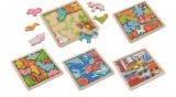 Fa puzzle készlet 5 db