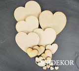 Fa szívecske - több méretben