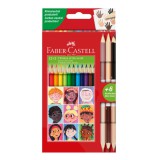 Faber-Castell: 12+3db-os színes ceruza szett