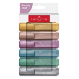 Faber-Castell: 1546 Metál 6 db-os szövegkiemelő filctoll szett