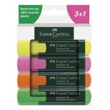 Faber-Castell: 1548 Superfluorescent 4 db-os szövegkiemelő filc szett