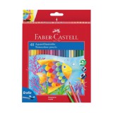 Faber-Castell: 48db-os Aquarell színes ceruza szett ecsettel
