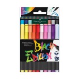 Faber-Castell: Black Edition 20db-os színes filctoll szett