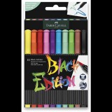 FABER-CASTELL Black Edition Brush, 10 szín (116451)