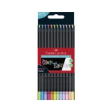 Faber-Castell: Black Edition Pastel színes ceruza szett 12db-os