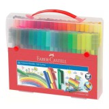 Faber-Castell: Connector Filctoll Készlet – 80 db-os szett praktikus műanyag tárolóban