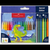 FABER-CASTELL Dinoszaurusz, kerek, 24 szín, metál és neon színek is (554222)
