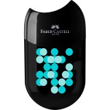 Faber-Castell Dupla tartályos hegyező és radír - Vegyes színű mintával (183535)