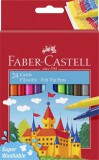 FABER-CASTELL FABER-CASTEL "Castle" 24 különböző szín filctoll készlet