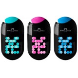 FABER-CASTELL Faber Castell: Két lyukú tartályos hegyező radírral, többféle változatban