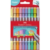 Faber-Castell: Filctoll készlet 10db-os kétvégű pasztell színekben