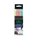 Faber-Castell: Grip 0,4mm-es pasztell tűfilctoll szett 5db-os