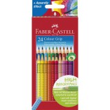 Faber-Castell "Grip 2001" színes ceruza készlet 24 különböző szín (112424) (F112424)