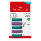 Faber-Castell: GRIP 5 db-os kupakradír szett lila és kék színben