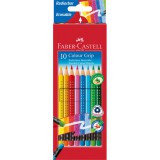 Faber-Castell Grip háromszögletű radíros 10 db színesceruza készlet