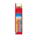Faber-Castell: GRIP Jumbo Neon színesceruza készlet - 5db