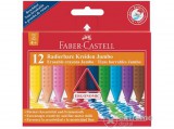 Faber-Castell Jumbo Grip háromszögletű zsírkréta, 12 szín