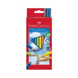 Faber-Castell: Junior színes ceruza 10db-os hegyezővel