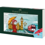 Faber-Castell London 12 db-os művészfilctoll készlet (FC267137)