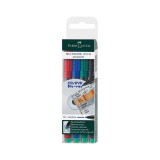 Faber-Castell: Multimark alkoholos filc M 1mm-es 4db-os készlet