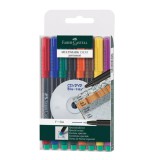 Faber-Castell: Multimark alkoholos filctoll szett F 0,6 mm – 8 db
