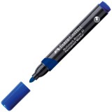 Faber-Castell: Permanent Marker kék alkoholos filctoll kerekített heggyel