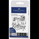 Faber-Castell Pitt Artist Pen Hand Lettering filc, 9 db-os készlet (4005402671182)