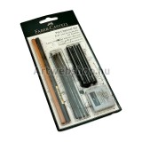 Faber-Castell Szén Rajzkészlet - 10 darabos